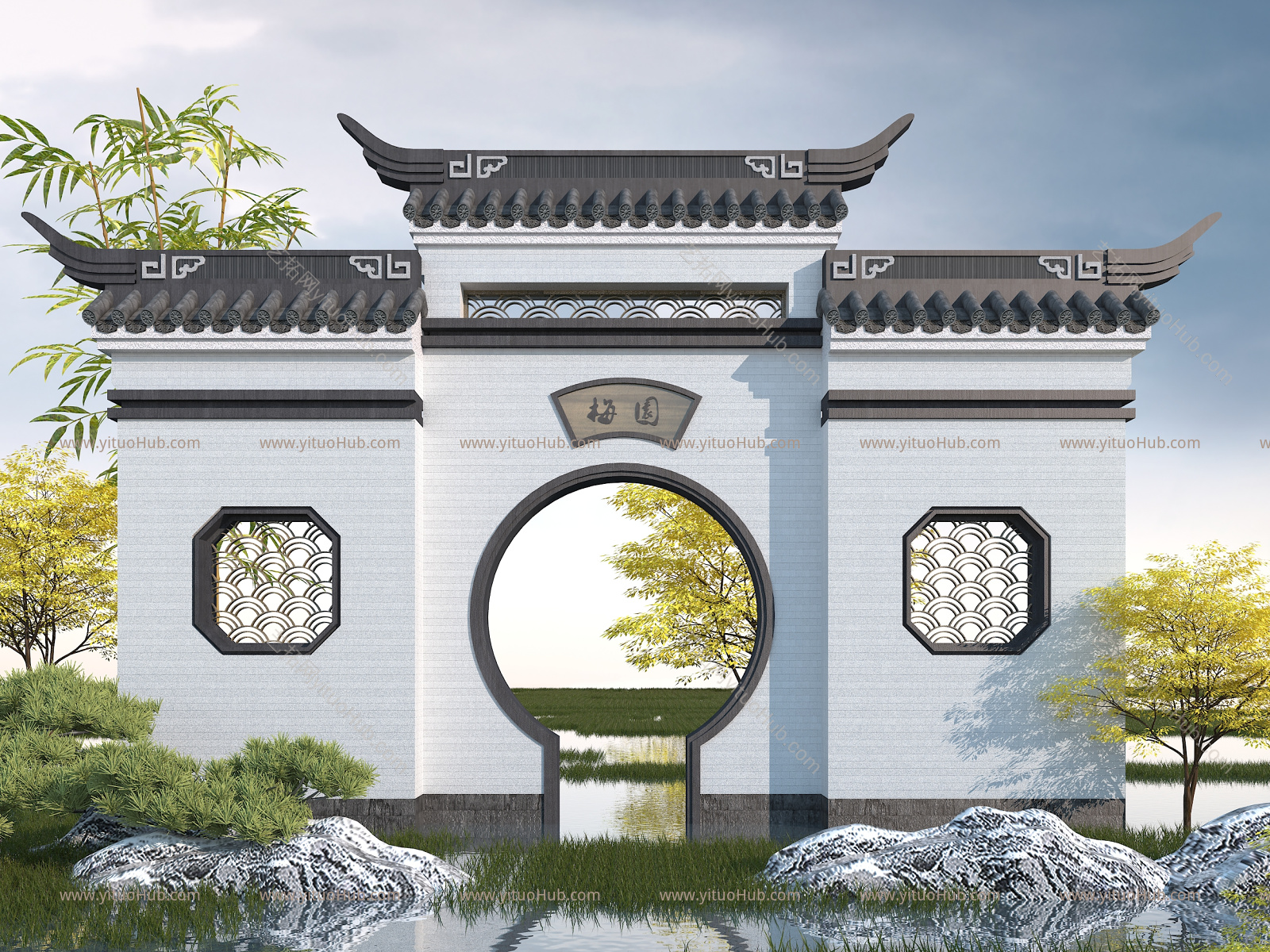 中式建筑小品