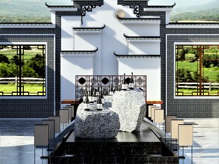 酒展/图中一整套模型