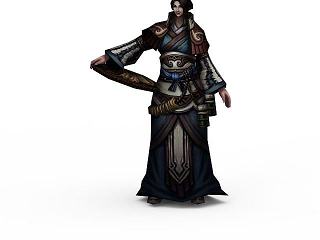 佛本是道游戏人物模型