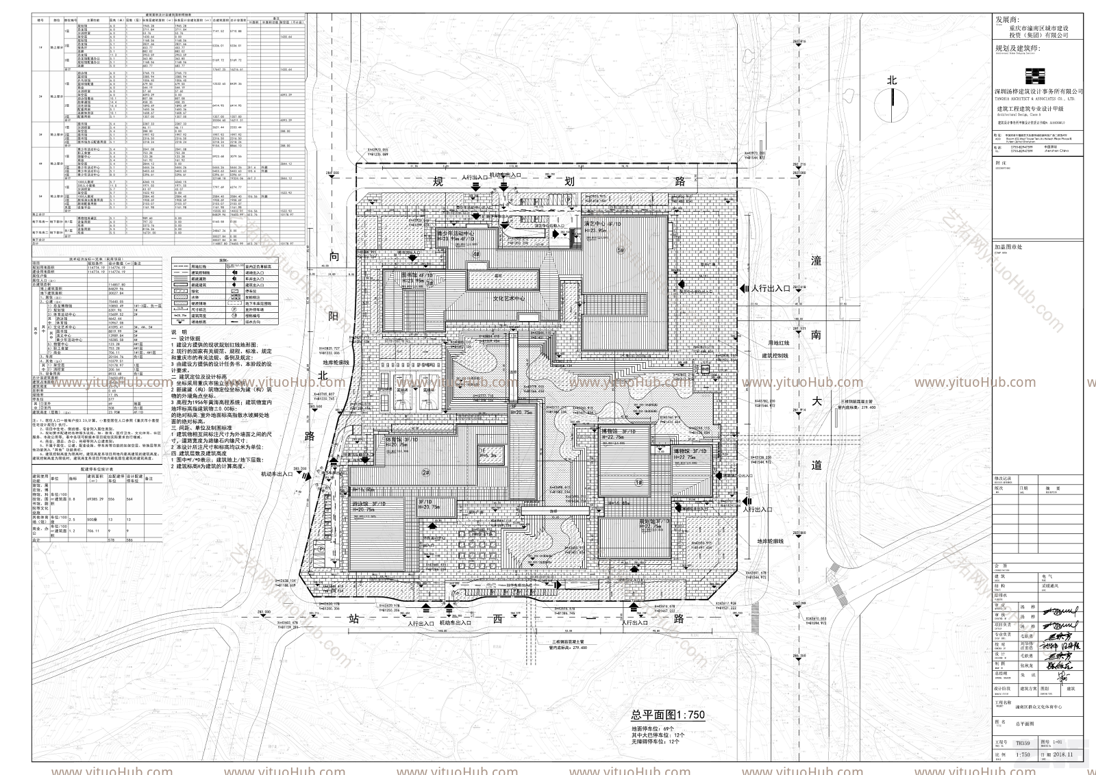 重庆市潼南区群众文化体育中心方案设计