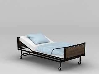 现代护理床模型