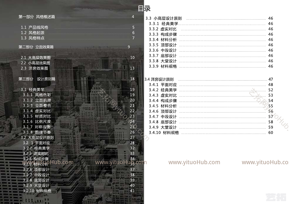 L系产品线：红砖等风格住宅立面标准化设计