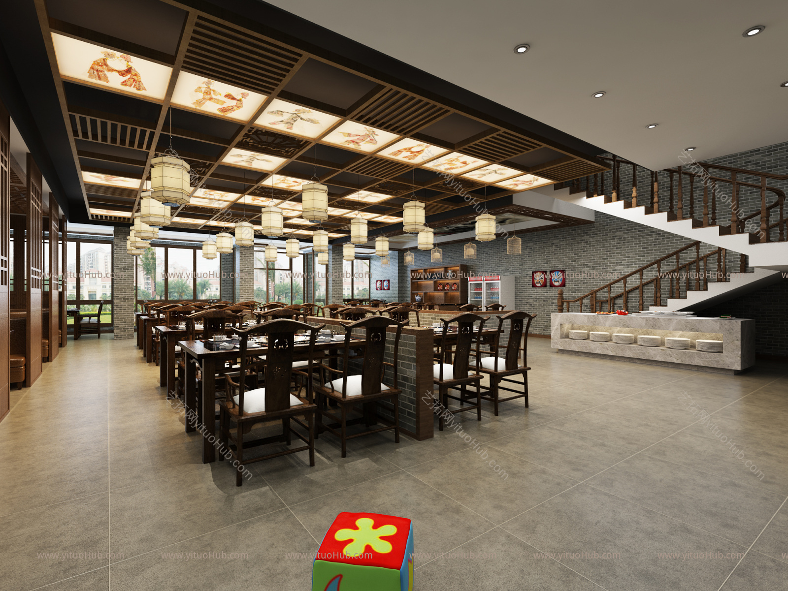 新中式火锅店