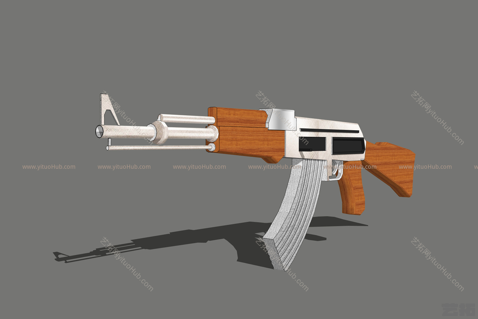 wxd-枪械 经典 ak-47 玩具 战争 军火