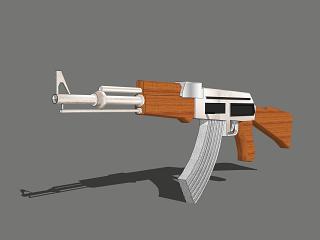 wxd-枪械 经典 ak-47 玩具 战争 军火