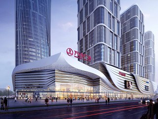 商业综合体建筑效果图