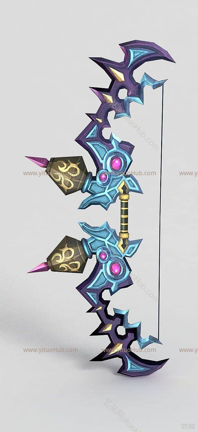 现代龙之谷游戏武器模型