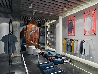 工业风潮品服装鞋店