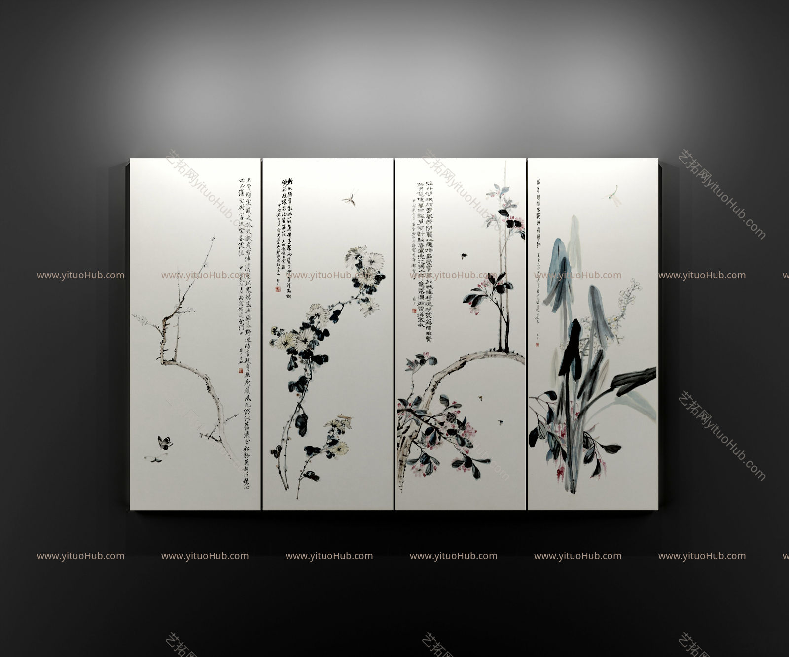 新中式装饰挂画