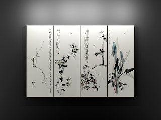 新中式装饰挂画