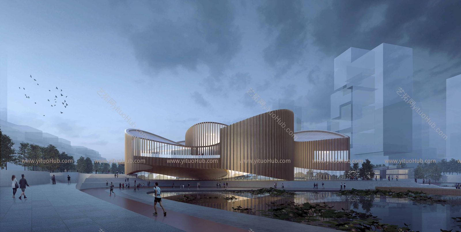 商业综合体建筑效果图