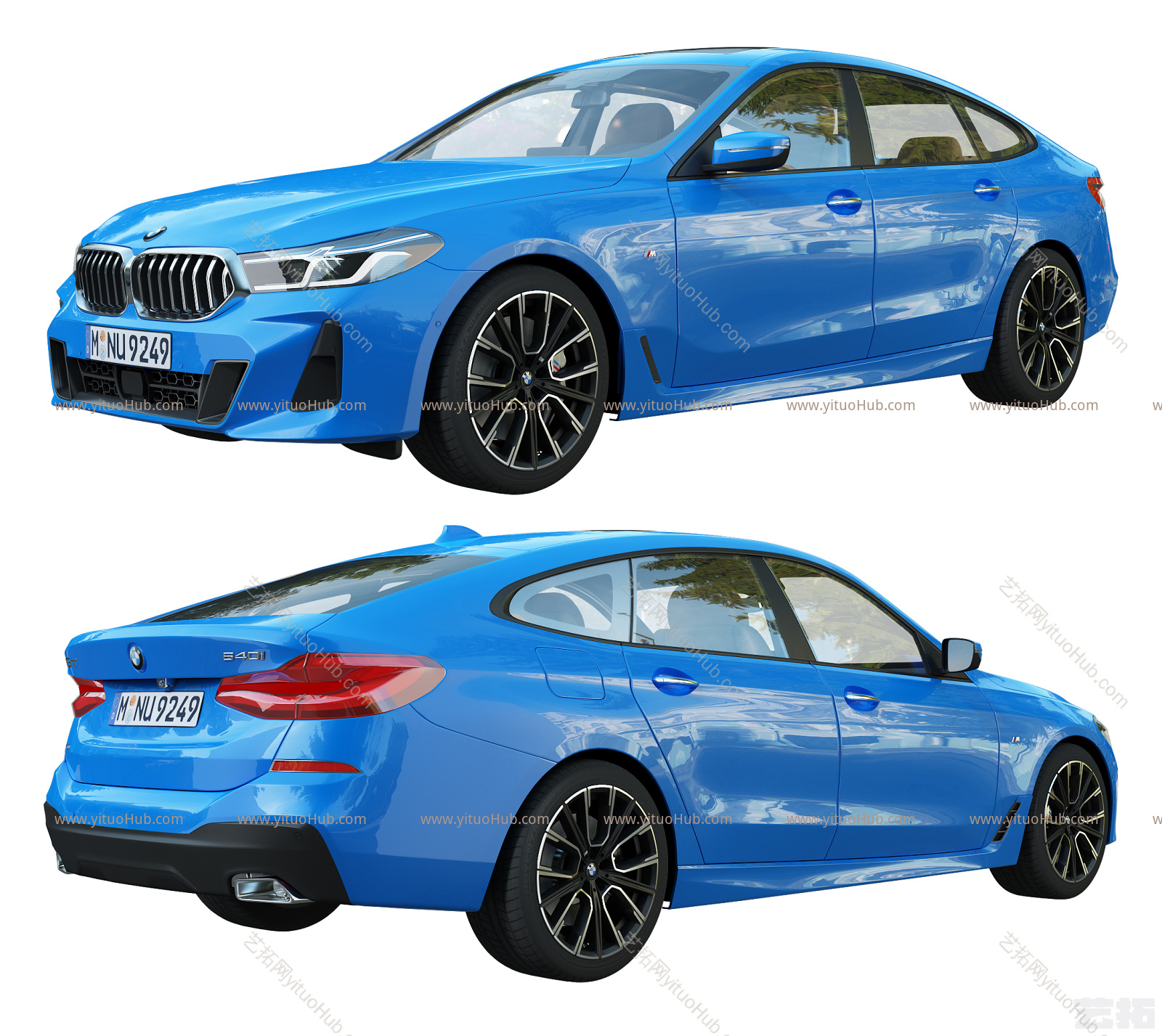 现代宝马640i汽车 宝马6系GT BMW轿车