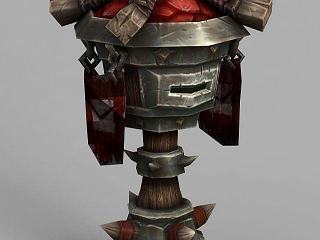 现代魔兽世界场景道具模型