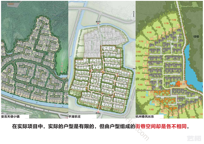 中式居住组团街巷空间分析