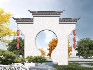 中式影壁墙