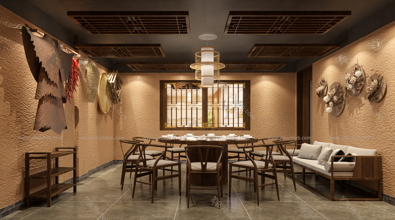 新中式火锅店
