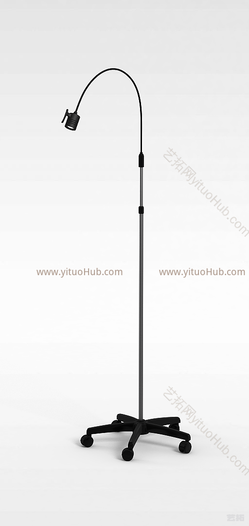 现代吊瓶输液架模型
