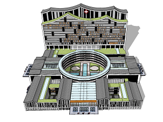 新中式医疗建筑