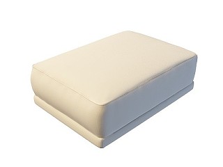 现代沙发凳模型