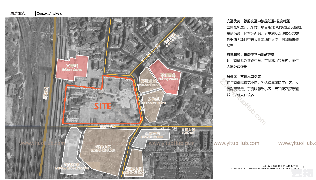 达州中国铁建商业广场景观设计方案