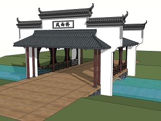 中式大门