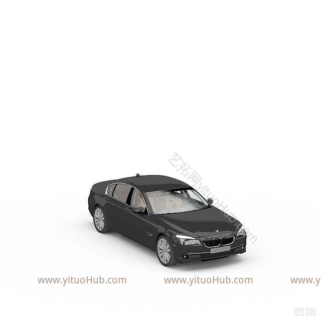 现代宝马（BMW）7系汽车模型