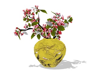 花瓶插花摆件