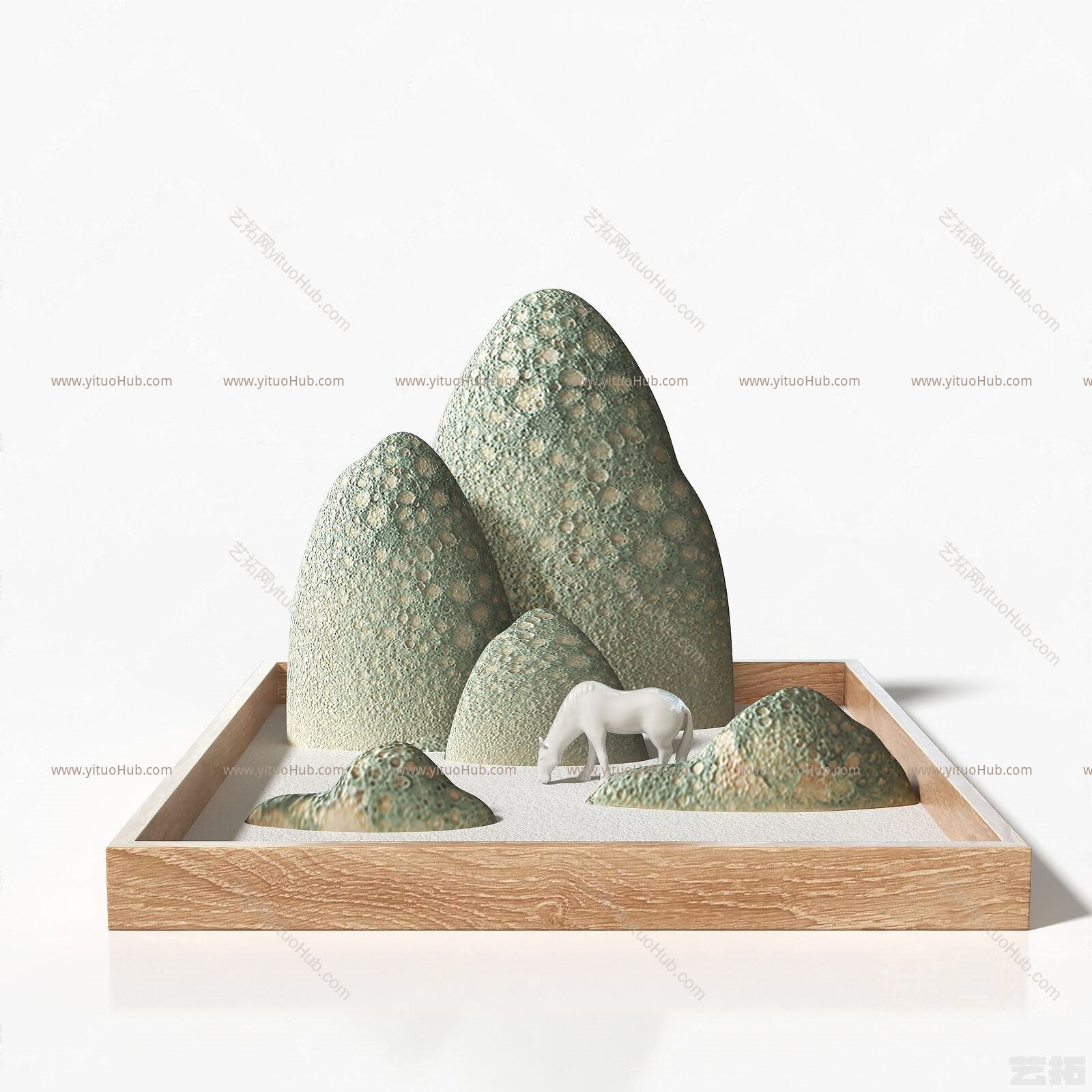 中式大相莲花 新装饰摆件