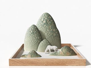 中式大相莲花 新装饰摆件