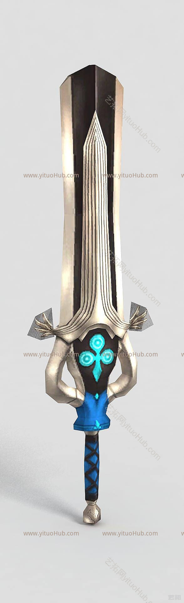 现代龙之谷武器剑模型