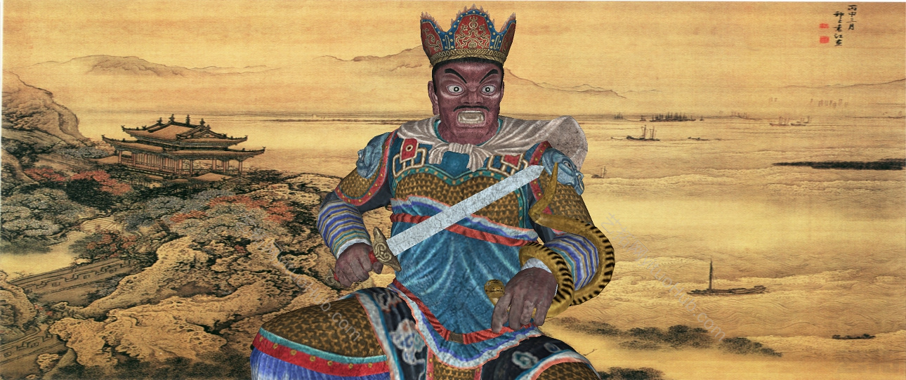雕像四大天王东方持国天西方增长天王西方广目天王北方多闻天王天神下凡画 美女 自行车 家居物品 老人
