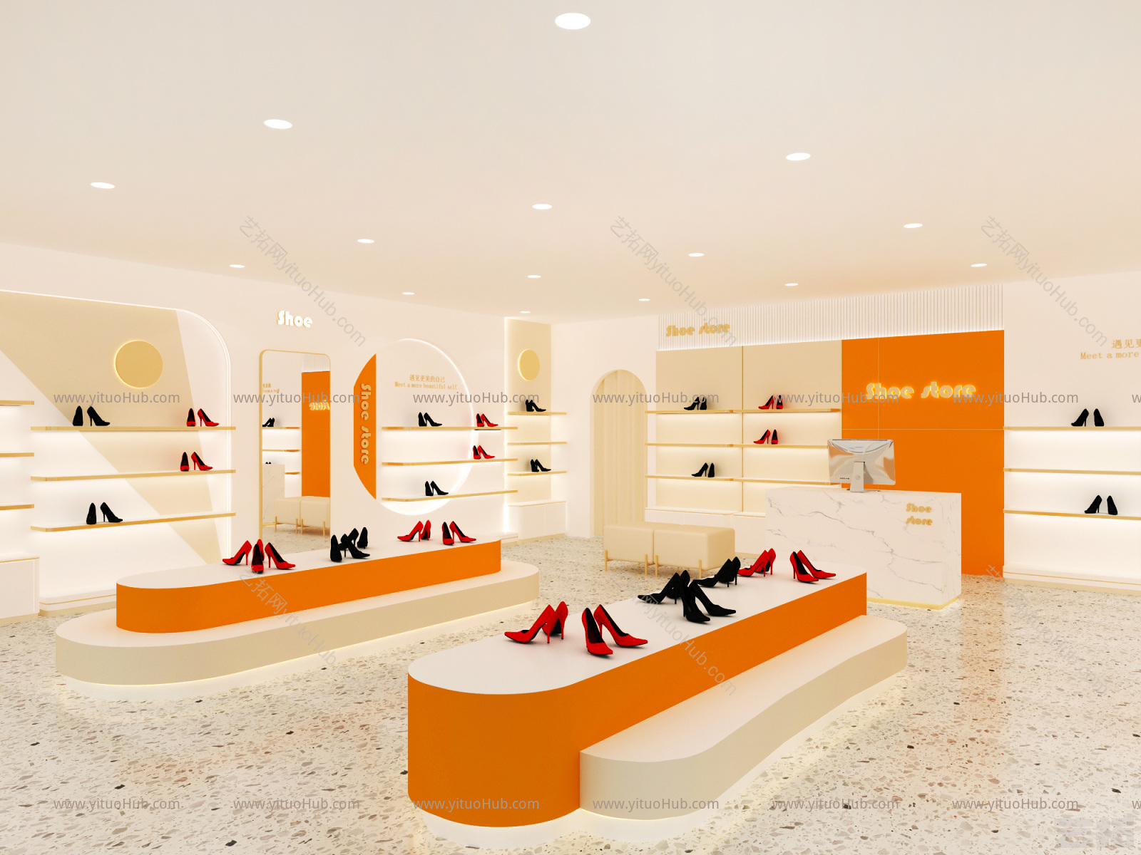 女鞋店面设计
