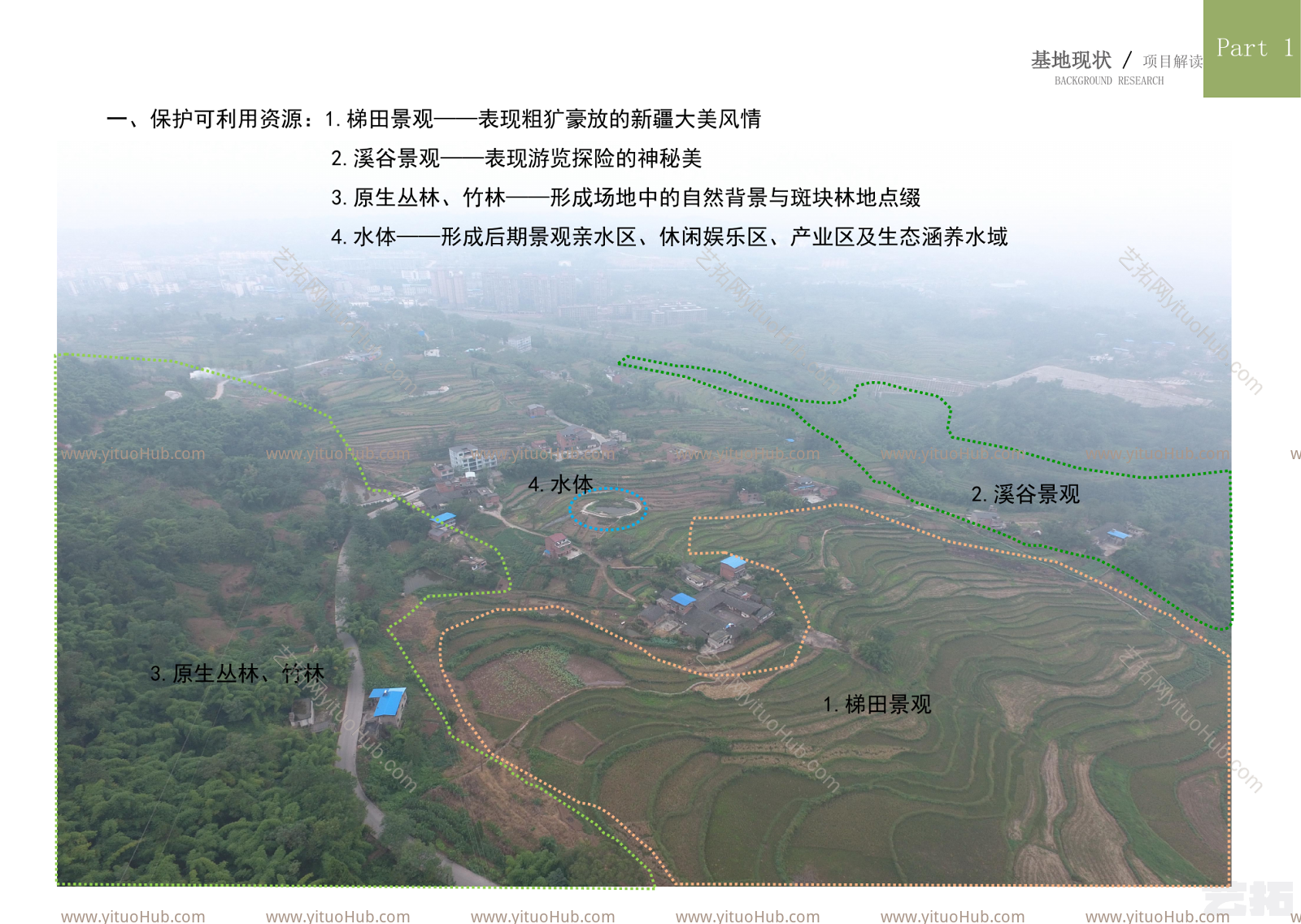 新疆丝路风情小镇景观设计初步方案