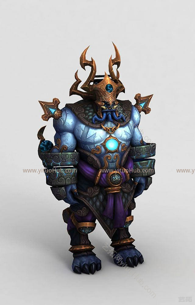 现代魔兽WOW角色模型