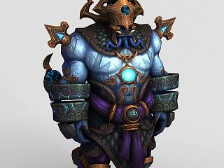 现代魔兽WOW角色模型