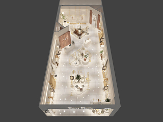 现代服装鞋店3D模型