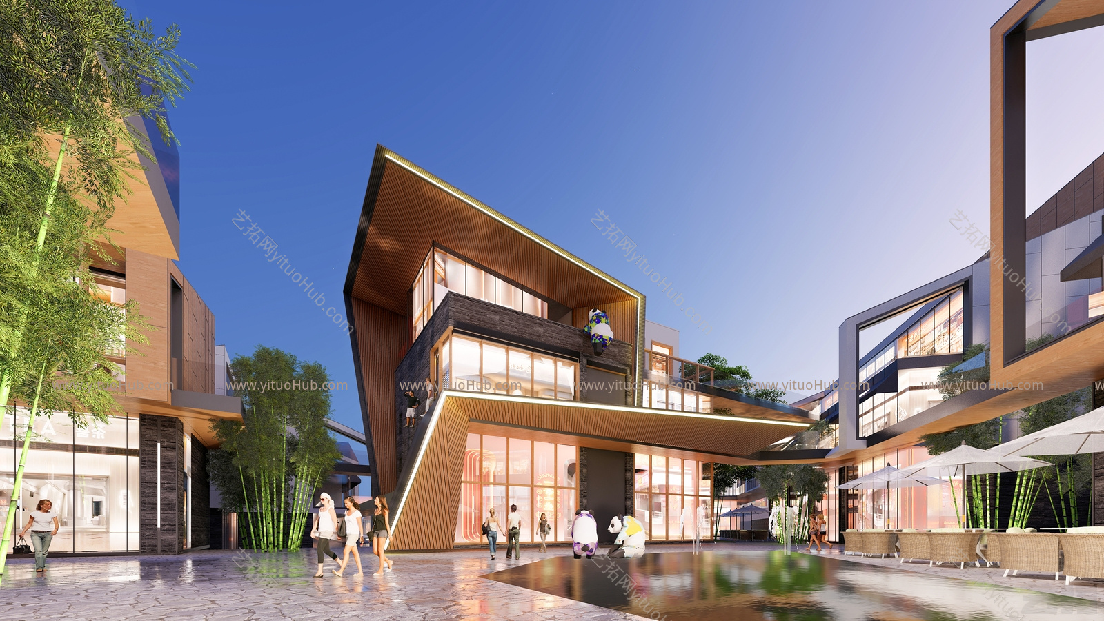 现代商业建筑