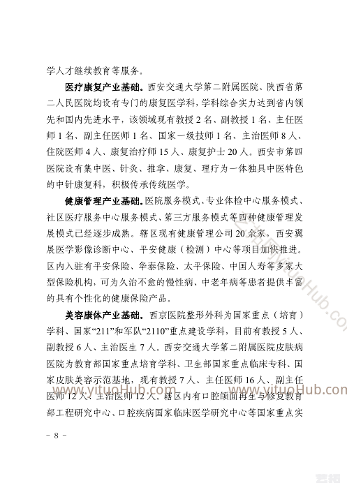 西安市新城区大健康产业发展规划