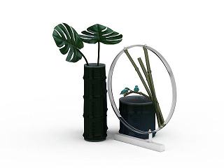办公桌摆件模型