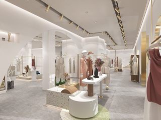 现代简约服装店