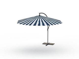 现代户外遮阳伞模型