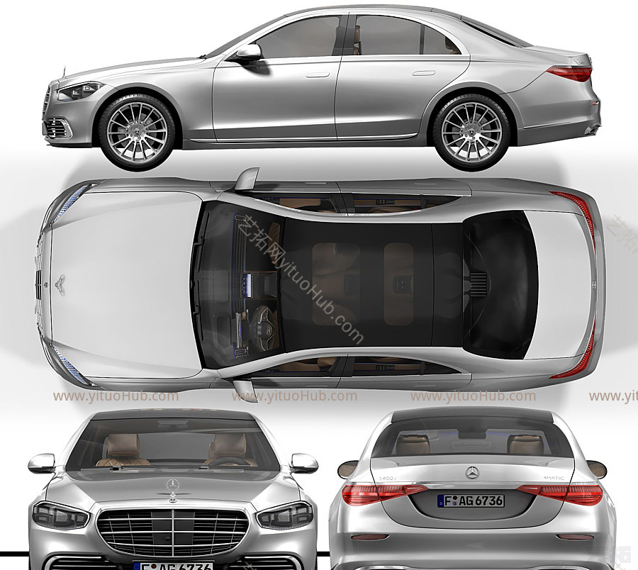 现代梅赛德斯-奔驰 S400d 2021 汽车