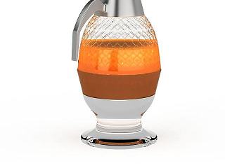 玻璃水壶模型