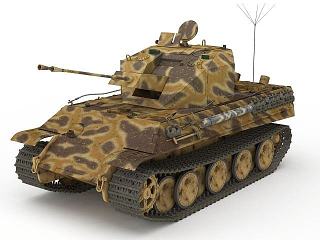 现代迷彩M2轻型坦克模型