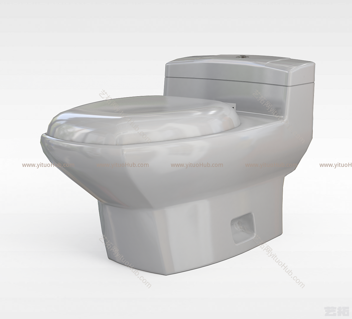 现代坐便器模型