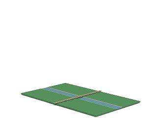 绿色桥梁模型