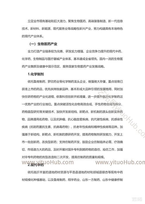 临沂市“十四五”战略性新兴产业发展规划