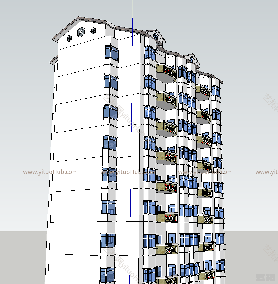 一幢高楼 Session大厦 其他 饰品 室外 建筑