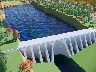 户外建筑工业建筑水库