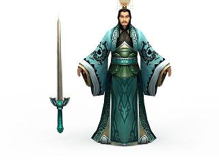 现代网游人物模型